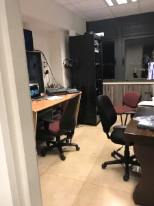 Irvin Baxter's office in Jerusalem