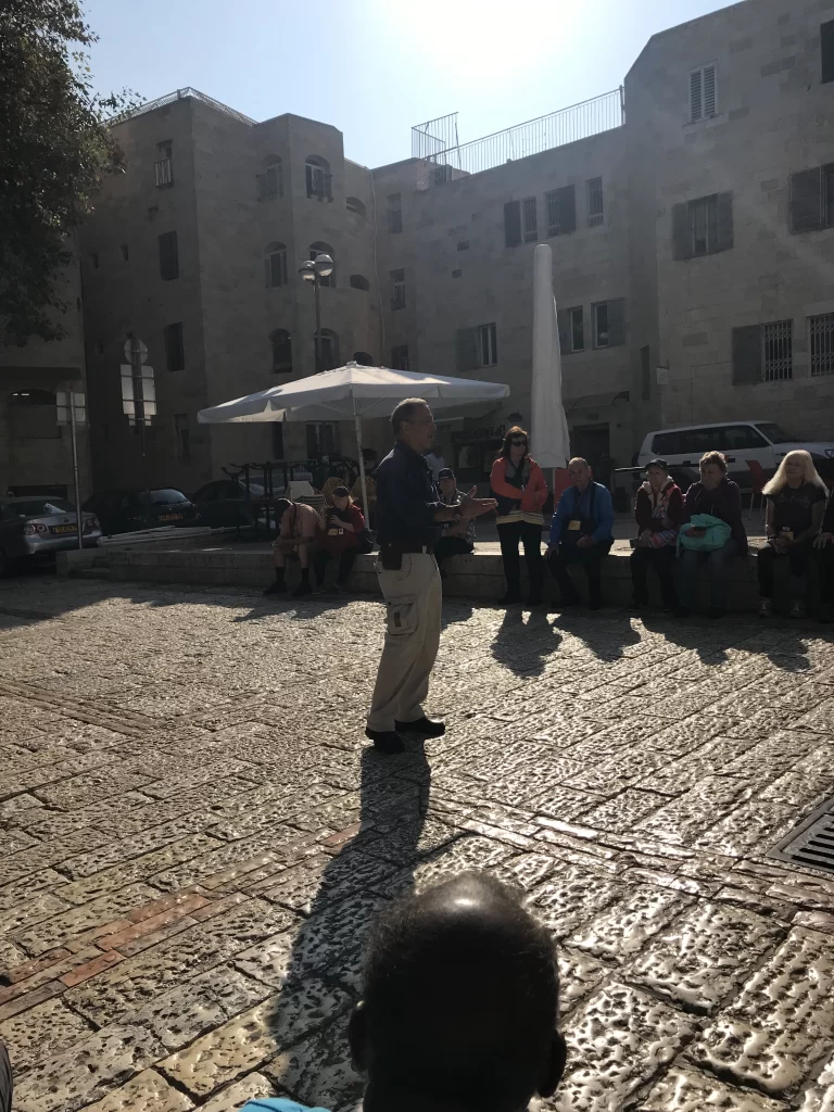 old city square in Jerusalem